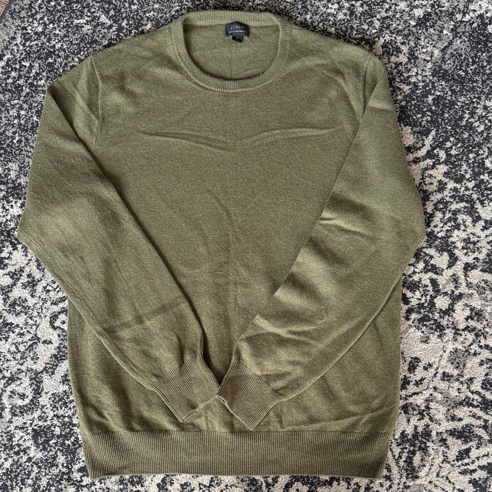 J.Crew men’s cashmere sweater NWOT large